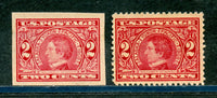 US Scott 370-71  Alaska Yukon PERF. & IMPERF Very Fine Mint Never Hinged