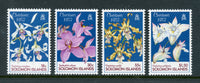 Solomon Islands Scott 598-601 Orchids Mint NH Set