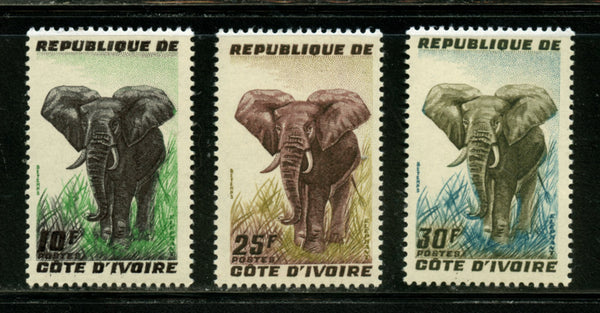 Ivory Coast Scott 167-69 Elephants Mint NH