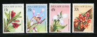 Papua New Guinea Scott 651-54 Flowers mint NH