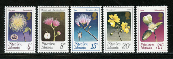 Pitcairns Islands Scott 130-34 Flowers Mint NH