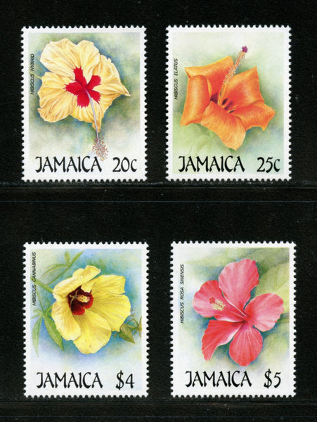 Jamaica Scott 675-78 Flowers Mint NH