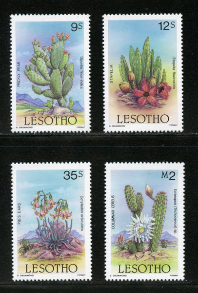 Lesotho Scott Cactus Set Mint NH