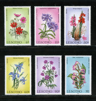 Lesotho Scott 496-501 Flowers Mint NH