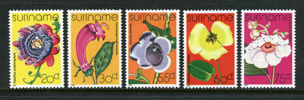 Surinam Scott 484-88 Orchids Mint NH Set