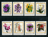 Venezuela Scott 964-67, C1049-52 Orchids Mint NH Set