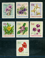 Czechoslovakia 1490-96 Orchids Mint NH Set