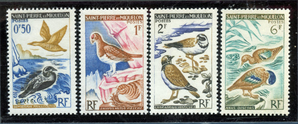 St. Pierre et Miquelon Scott 362-65 Birds Mint NH
