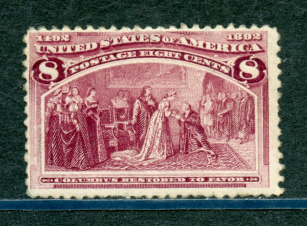 US Scott 236 Columbian Mint Hinged Stamp