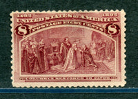 US Scott 236 Columbian Mint Hinged