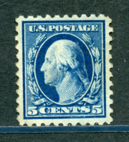 US Scott 428 Mint Hinged, pencil mark