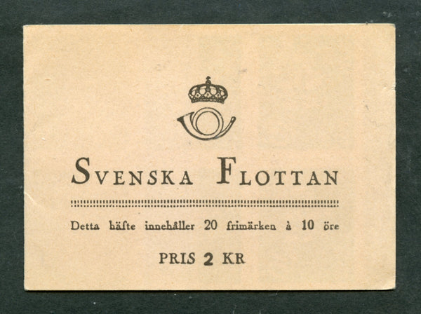 Sweden Scott 356a, Facit H69 Svenska Flottan Unexploded Booklet