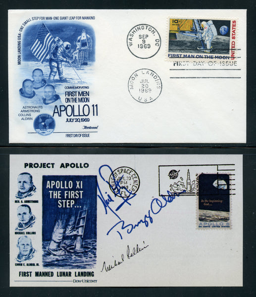 US Apollo 11 1 Cover, 1 Facsmile