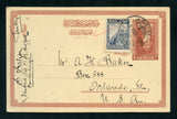 TUEKEY 1929 Card To Orlando Florida