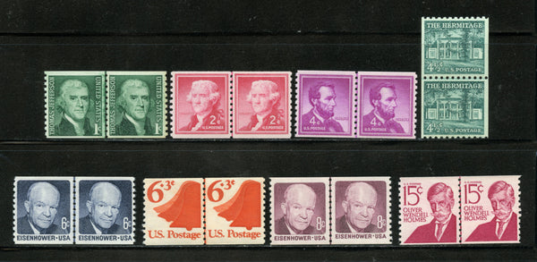 US 8 LINE PAIRS Mint NH